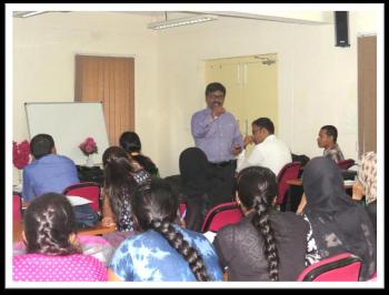 Classroom session by Sri D. Jaya Prasad, Director IFB